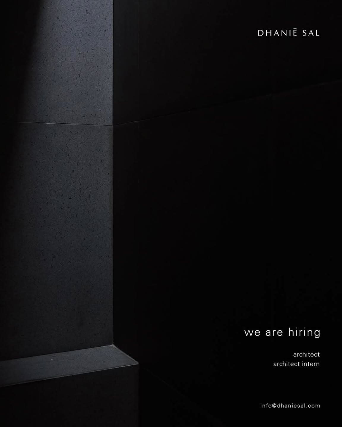 Lowongan Kerja Architect & Magang (Intern) di Dhanie & Sal - Tangerang